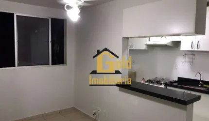 Apartamento com 2 dormitórios para alugar, 50 m² por R$ 1.692,22/mês - Parque Industrial Lagoinha - Ribeirão Preto/SP