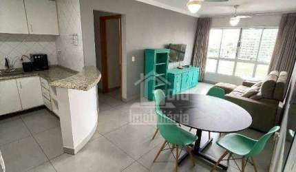 Apartamento com 1 dormitório para alugar, 46 m² por R$ 2.680,00/mês - Nova Aliança - Ribeirão Preto/SP