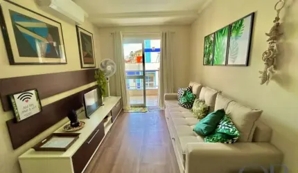 APARTAMENTO MOBILIADO COM 2 DORMITÓRIOS NA PRAIA GRANDE.