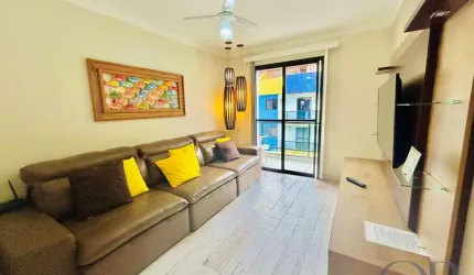 APARTAMENTO RECÉM REFORMADO COM 2 DORMITÓRIOS NA PRAIA GRANDE.