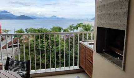 APARTAMENTO MOBILIADO FRENTE MAR COM 3 SUÍTES NO ITAGUÁ.
