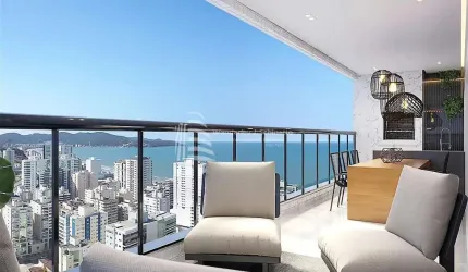 3 suites 2 vagas na meia praia/sc, Meia Praia, Itapema - SC