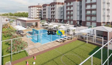 Apartamento com 2 dormitórios à venda, 44 m² por R$ 243.000,00 - Passaré - Forta