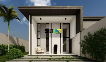 Casa com 3 dormitórios à venda, 106 m² por R$ 470.000 - Guaribas - Eusébio/CE