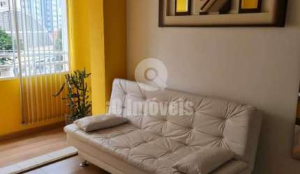 Apartamento Santa Cecília, 56m², mobiliado, 1 dormitório com 1 vaga.