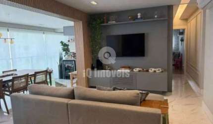 Campo Belo  apartamento a venda. 100 m2 - 2 suítes 2 vagas - Varanda gourmet. Mobiliado