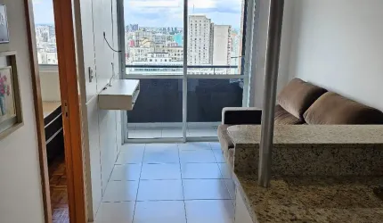 Apartamento Mobiliado de 01 Quarto no Centro de Curitiba-PR