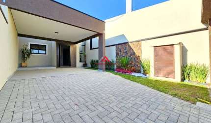 Casa 03 Dormitórios com 1 suíte , 118m² - Bom Jesus -São José dos Pinhais.