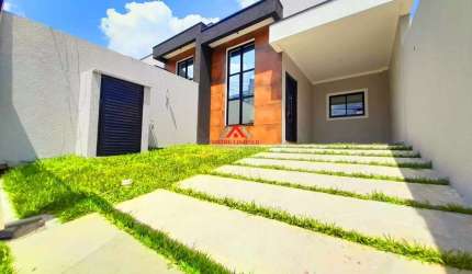 Casa 03 Dormitórios e 1 suíte com 102m² - Afonso Pena - São José dos Pinhais