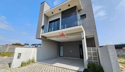 Sobrado Alto Padrão 4 Dormitórios com 3 suítes - 169m² - Costeira - São José dos Pinhais