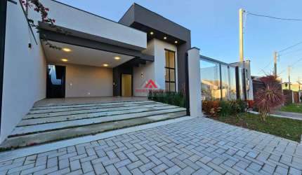 Casa Alto Padrão 03 Dormitórios e 1 suíte com 155m² - Cruzeiro - São José dos Pinhais.