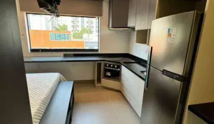Studio com 1 dormitório para alugar, 28 m² por R$ 3.880,00/mês - Indianópolis - São Paulo/SP