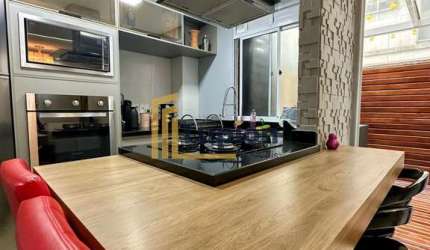 Lindo Apartamento Mobiliado e Decorado com amplo Garden em São José dos Pinhais