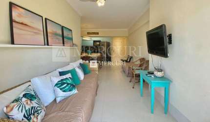 Apartamento a 1 Quadra da Praia com 3 quartos (2 suítes) à venda, 95 m² por R$ 700.000 - Enseada - Guarujá/SP – Imobiliária Mercuri