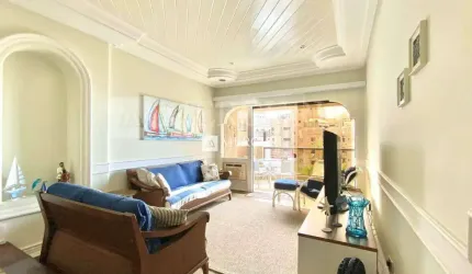 Apartamento Amplo com 3 quartos (1 suíte) à venda, 129 m² por R$ 950.000 - Enseada - Guarujá/SP - Imobiliária Mercuri