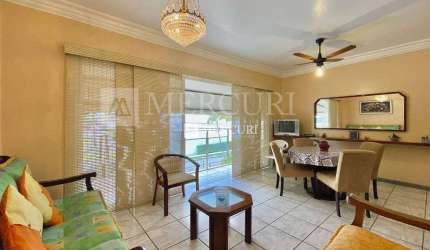 Apartamento Decorado, com 2 quartos (1 suíte) à venda, 90 m² por R$ 430.000 - Enseada - Guarujá/SP - Imobiliária Mercuri