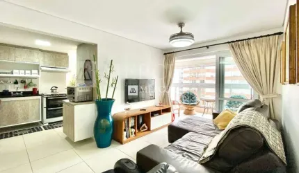 Apartamento no Guarujá, Pitangueiras, Varanda Gourmet, 3 Quartos - Mercuri Imóveis - Imobiliária no Guarujá