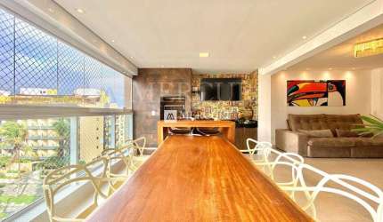 Apartamento no Guarujá, Enseada, com Varanda Gourmet, com 3 Quartos, Mercuri Imóveis, - Imobiliaria no Guarujá.