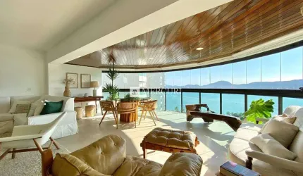 Apartamento Frente Mar com 5 quartos (4 suítes) à venda, 225 m² por R$ 4.200.000 - Enseada - Guarujá/SP - Imobiliária Mercuri