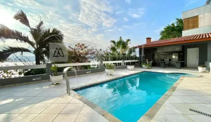 Casa em Condomínio Fechado com 5 quartos (4 suítes) à venda, 350 m² por R$ 4.000.000 - Enseada - Guarujá/SP - Imobiliária Mercuri