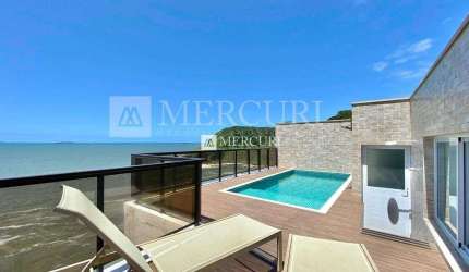 Cobertura com Piscina e Vista para o Mar, com 3 quartos (1 suíte) à venda, 186 m² por R$ 1.950.000 - Enseada - Guarujá/SP - Imobiliária Mercuri