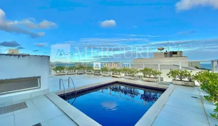 Cobertura com Piscina, 3 quartos (2 suítes) à venda, 411 m² por R$ 1.800.000 - Pitangueiras - Guarujá/SP - Imobiliária Mercuri