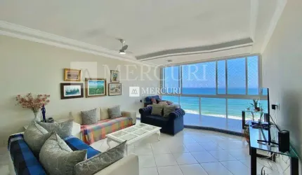 Apartamento com Vista para o Mar com 3 quartos (3 suítes) à venda, 186 m² por R$ 1.350.000 - Pitangueiras - Guarujá/SP - Imobiliária Mercuri