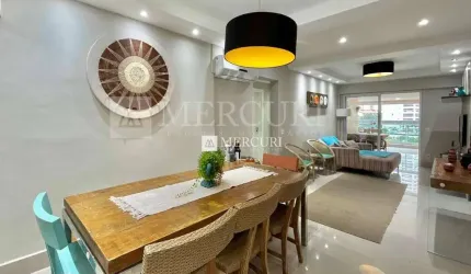 Apartamento com Vista para o Mar com 3 quartos à venda, 118 m² por R$ 1.250.000 - Jardim Astúrias - Guarujá/SP - Imobiliária Mercuri