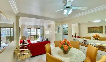 Apartamento Amplo com 3 quartos (1 suíte) à venda, 100 m² por R$ 750.000 - Prédio com Lazer - Pitangueiras - Guarujá/SP – Imobiliária Mercuri