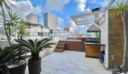 Cobertura com Piscina e Churrasqueira com 3 quartos (1 suíte) à venda, 196 m² por R$ 1.070.000 - Enseada - Guarujá/SP – Imobiliária Mercuri