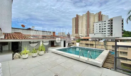 Cobertura com Piscina, 4 quartos (1 suíte) à venda, 220 m² por R$ 750.000 - Enseada - Guarujá/SP - Imobiliária Mercuri