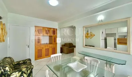 Apartamento no Guarujá, Pitangueiras, com Vista Parcial, 2 Quartos.