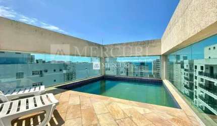 Cobertura com Piscina, com 2 quartos (2 suítes) à venda, 150 m² por R$ 800.000 - Pitangueiras - Guarujá/SP - Imobiliária Mercuri