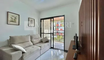 Apartamento no Guarujá, Enseada com Varanda, 2 Suítes.