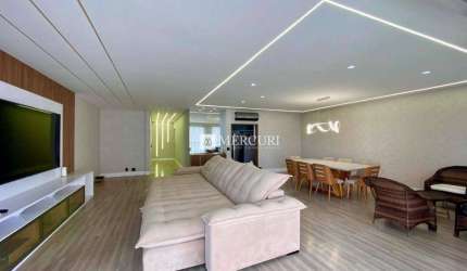 Apartamento Repaginado com 4 quartos (3 suítes) à venda, 238 m² por R$ 1.600.000 - Pitangueiras - Guarujá/SP - Imobiliária Mercuri