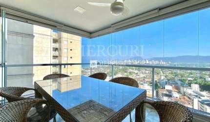 Apartamento com Vista para o Mar, 2 quartos (1 suíte) à venda, 71 m² por R$ 850.000 - Enseada - Guarujá/SP - Imobiliária Mercuri