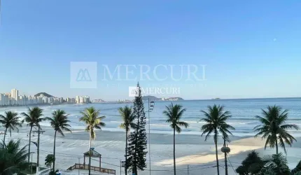 Apartamento com Vista para o Mar, 3 quartos (1 suíte) à venda, 145 m² por R$ 1.500.000 - Jardim Astúrias - Guarujá/SP - Imobiliária Mercuri