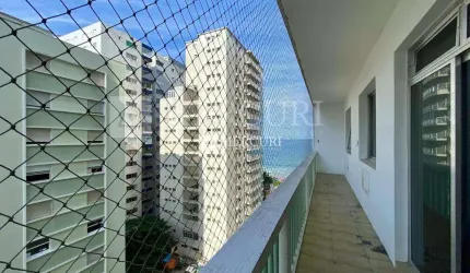 Apartamento com Vista para Mar, 2 quartos à venda, 126 m² por R$ 500.000 - Pitangueiras - Guarujá/SP - Imobiliária Mercuri