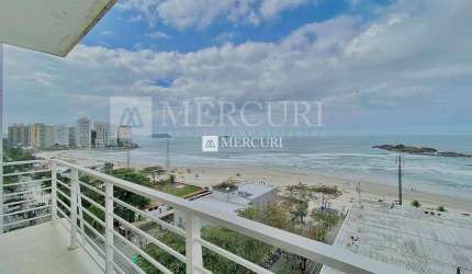 Apartamento Frente Mar, com 4 quartos à venda, 210 m² por R$ 1.500.000 - Pitangueiras - Guarujá/SP – Imobiliária Mercuri