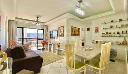 Apartamento com Vista para o Mar, 3 quartos (1 suíte) à venda, 74 m² por R$ 650.000 - Enseada - Guarujá/SP - Imobiliária Mercuri