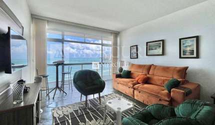 Apartamento no Guarujá, Pitangueiras, Frente Mar, 3 Quartos, Mercuri Imóveis Guarujá.