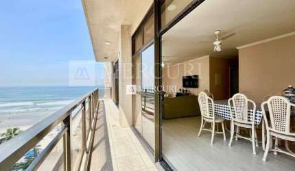 Apartamento com Vista para o Mar, 3 quartos (3 suítes) à venda, 150 m² por R$ 1.200.000 - Pitangueiras - Guarujá/SP - Imobiliária Mercuri