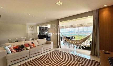 Apartamento no Guarujá, Enseada, com Área Gourmet com Vista Mar, 3 Suítes, Mercuri Imóveis Guarujá.