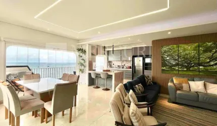 Apartamento no Guarujá, Jardim Astúrias, Amplo e Vista para o Mar
