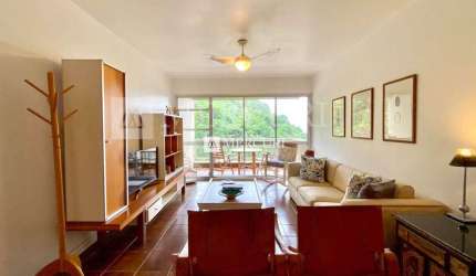 Apartamento no Guarujá, Praia das Pitangueiras, 3 quartos sendo suítes, vista para o mar e lazer completo no prédio