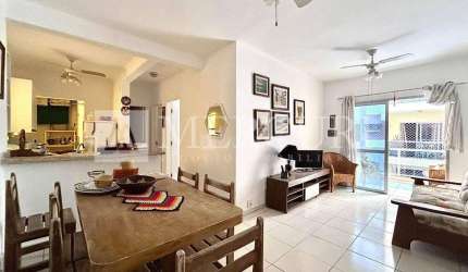 Apartamento no Guarujá, Enseada, Sacada, 2 quartos