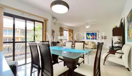 Apartamento no Guarujá, Enseada, 3 quartos sendo 2 suítes
