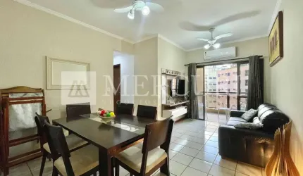 Apartamento no Guarujá, Enseada, Mobiliado, 3 Quartos, Prédio com Lazer.