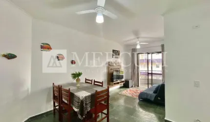 Apartamento no Guarujá, Tombo, 2 Quartos sendo 1 Suíte, Vista para o Mar e Lazer no Prédio