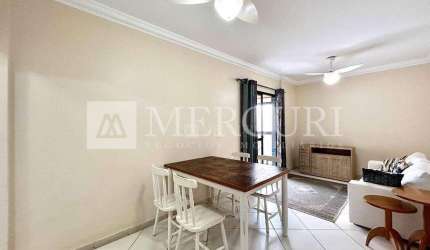 Apartamento no Guarujá, Pitangueiras, vista mar, 2 dormitórios, sendo 1 suite - Mercuri Imóveis Guarujá.